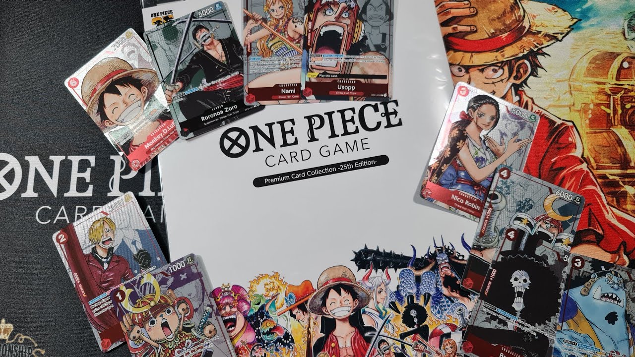 One Piece Card Game 25th Anniversary Collection File - 10 Amazing Alt Artwork Straw Hat Crew Cards