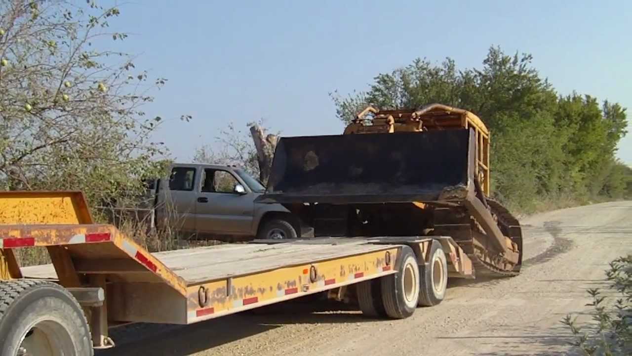 Hauling D7 Dozer