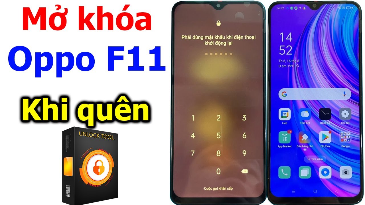 Mở khóa Oppo F11 khi bị quên bằng UnlockTool