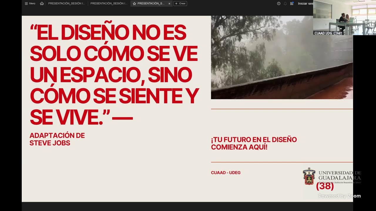 Sesión Informativa - Lic. Diseño en Interiores