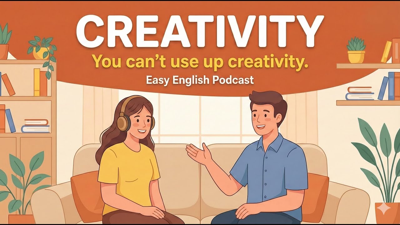 You Cant Use Up Creativity rebuild | Daily English Conversation for Beginner