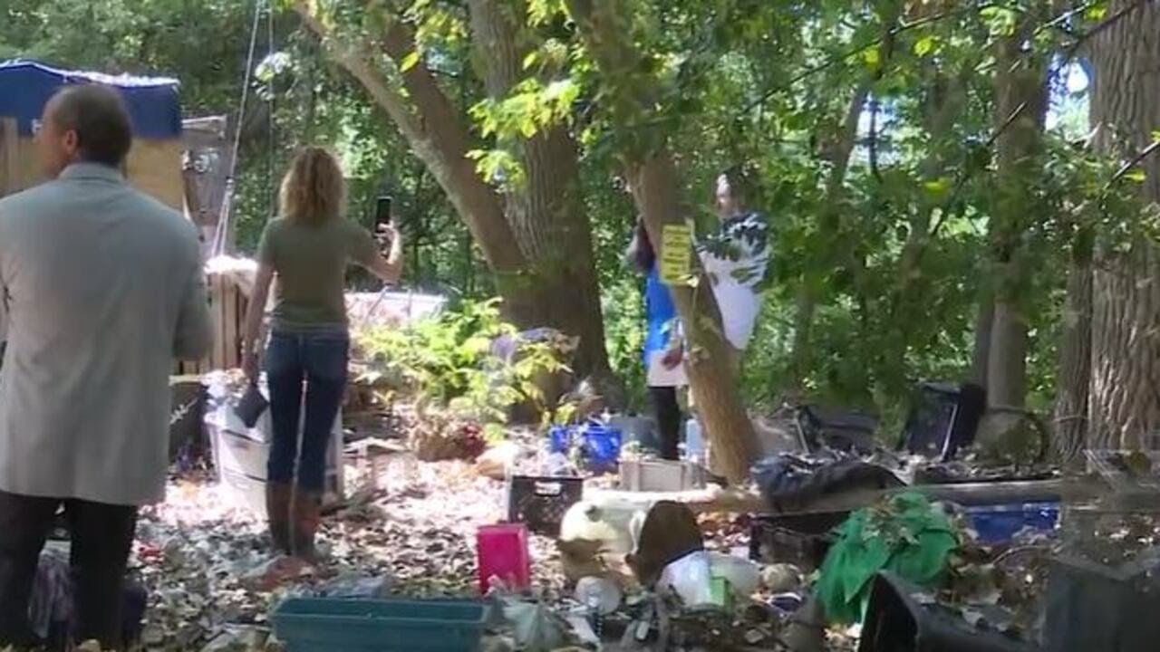 Ingham County judge visits homeless encampment ahead of hearing over legal dispute