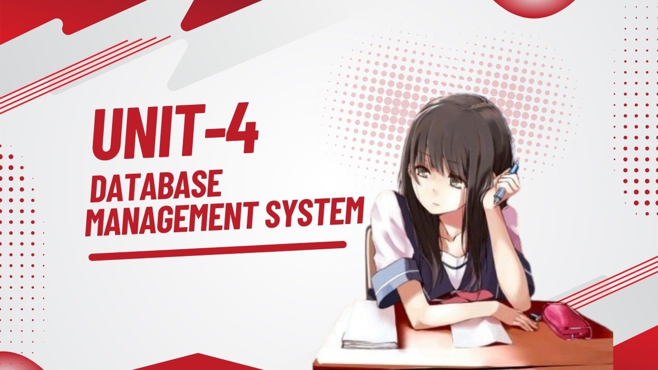 DBMS🧿🧿 UNIT - 4 🎯 Complete One Shot🥳 #viral #btech #bca #ggsipu #subscribe #exam #study #like #share