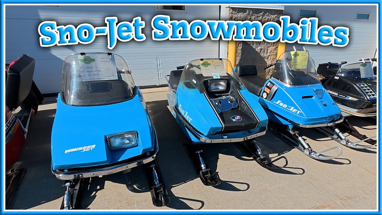 Подборка винтажных снегоходов Sno-Jet 2025 - Выставка снегоходов