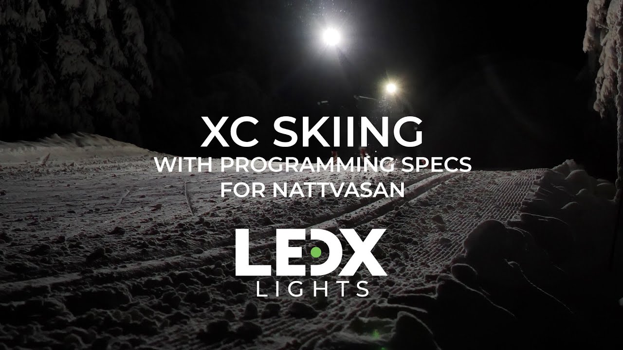 Headlamps for XC skiing - Including programming specs for Nattvasan