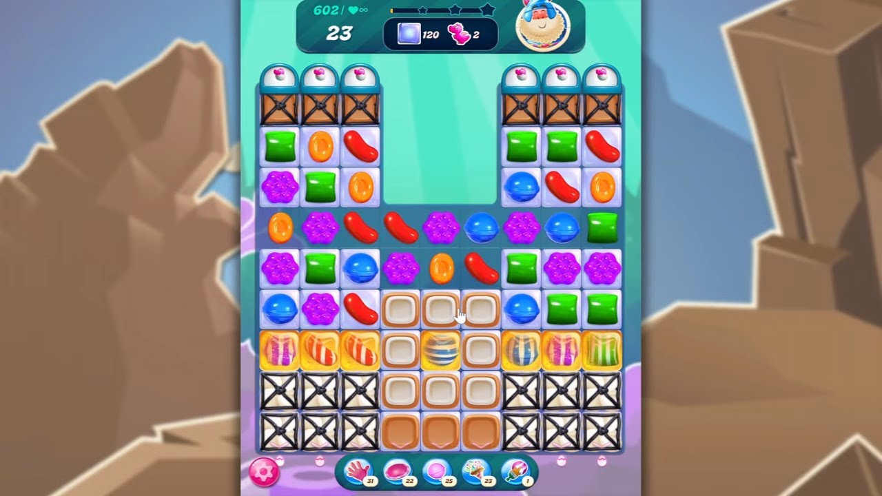 Candy Crush Saga LEVEL 602 NO BOOSTERS (new version)🐟☑️