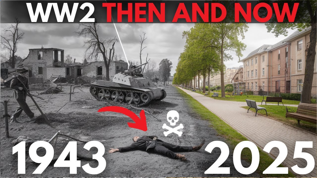 WW2 Ultimate Then & Now Compilation -  LAST PICTURES FOUND 1943/2025