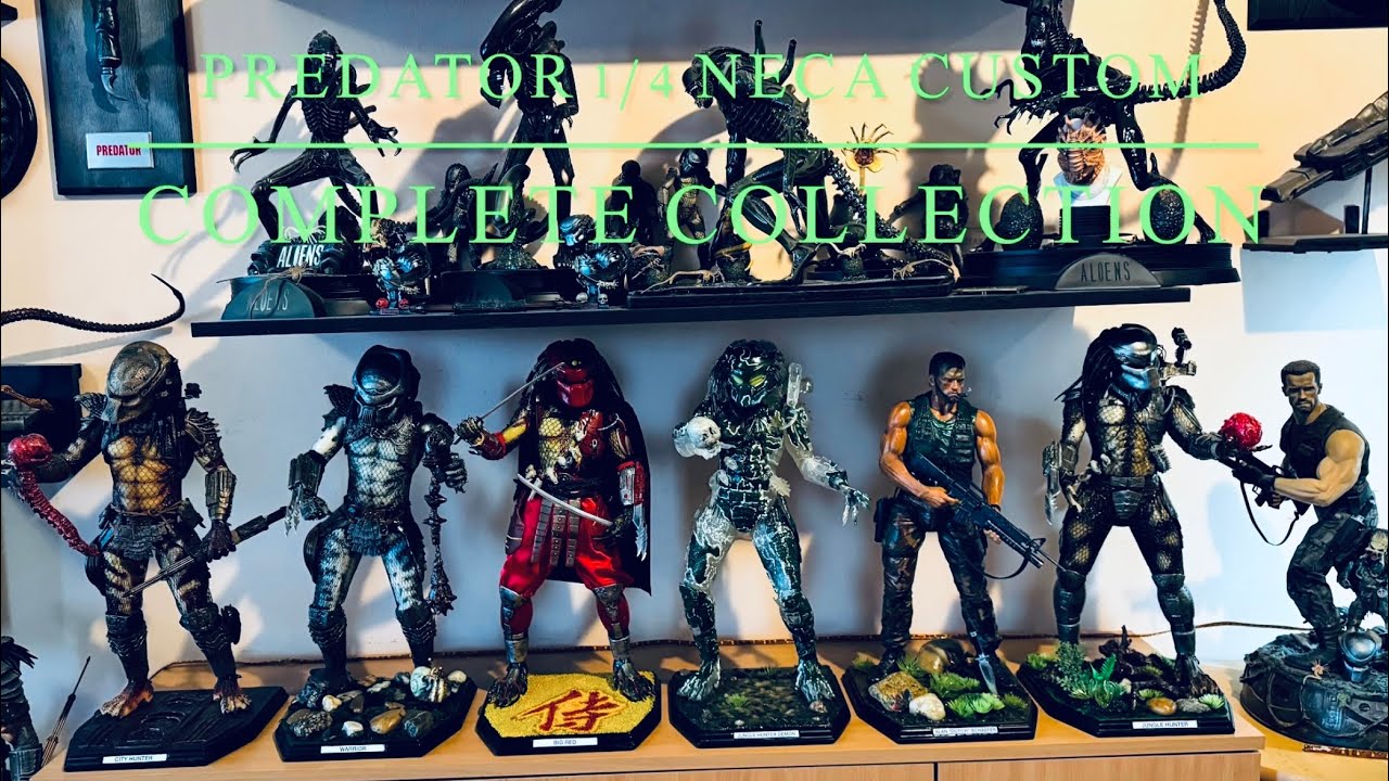 Predator 1/4 My Custom Neca Complete Collection