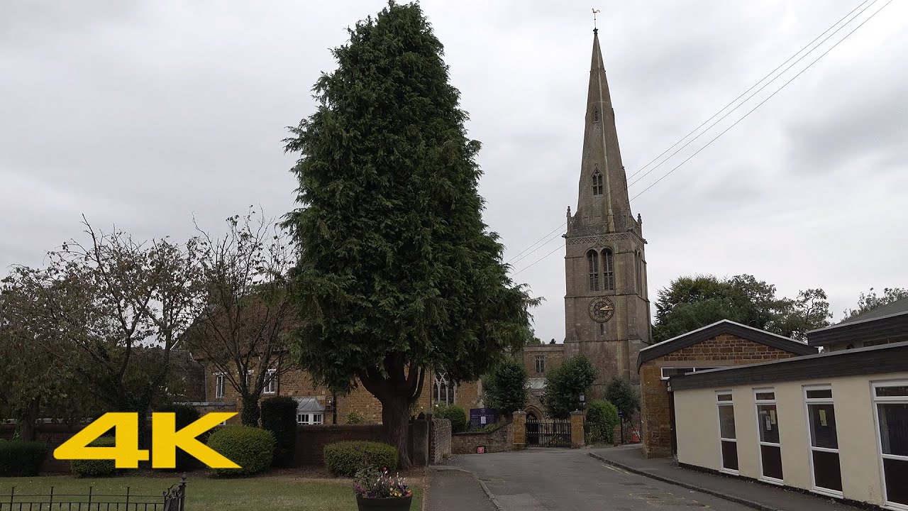 Desborough Walk: Town Centre【4K】