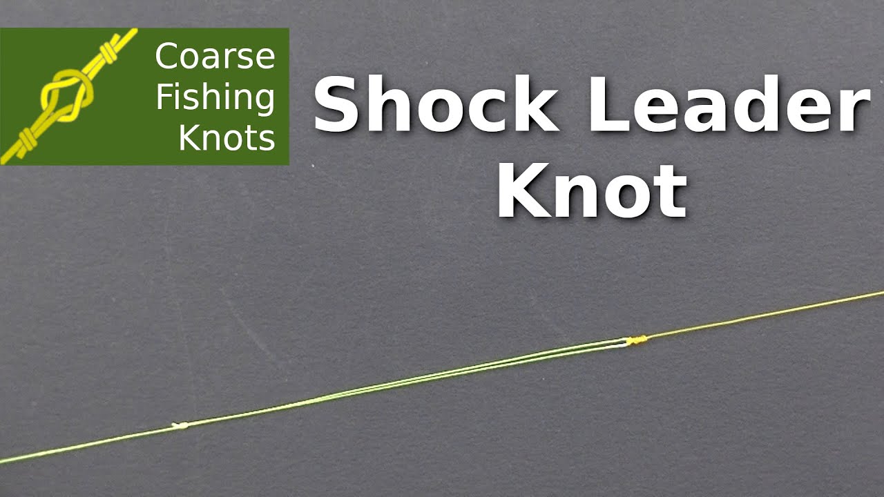Feeder fishing shock leader knot