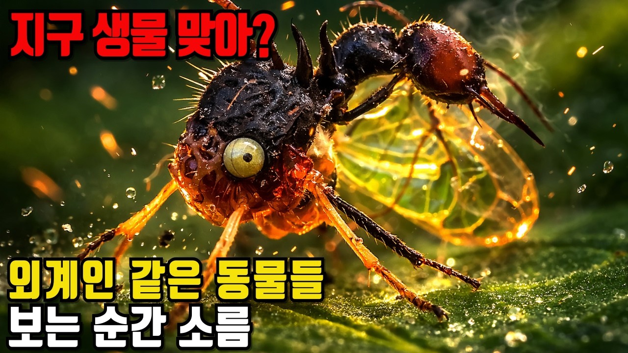 지구 생물 맞아? 외계인 같은 기괴한 동물 TOP20 (보는 순간 소름)