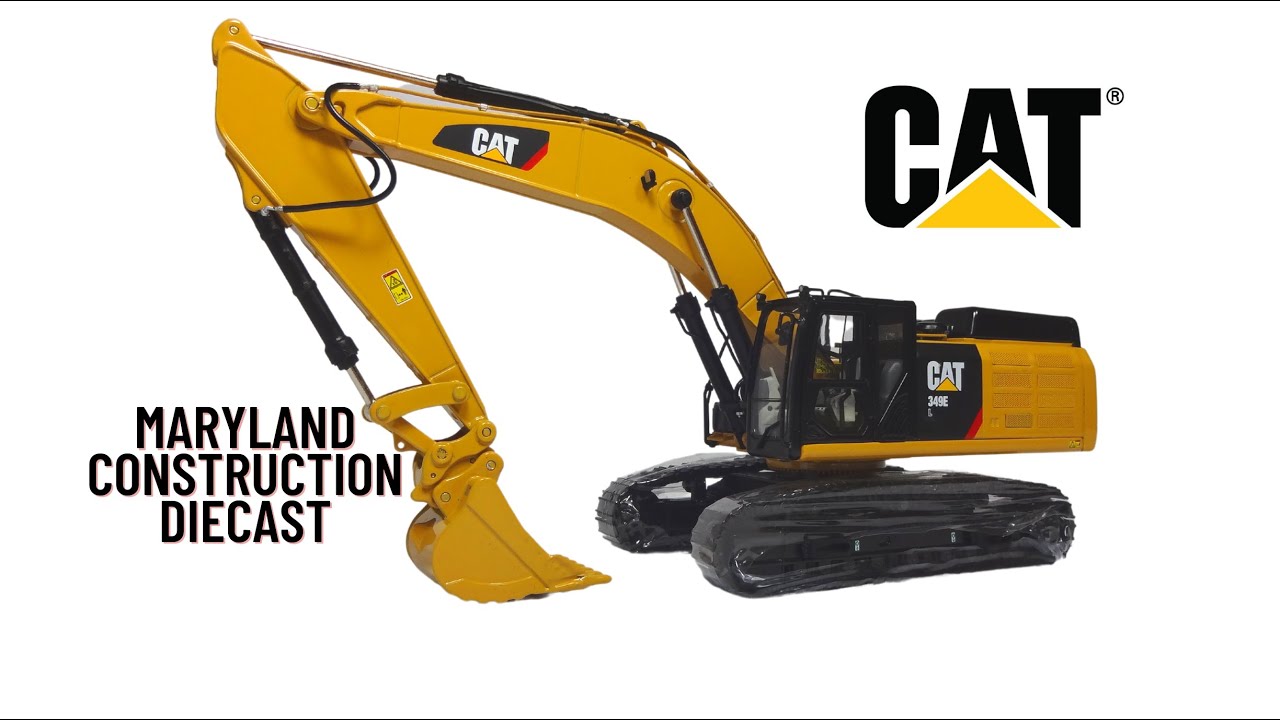 1:48 CCM Caterpillar 349EL Excavator Diecast CCM Trackhoe
