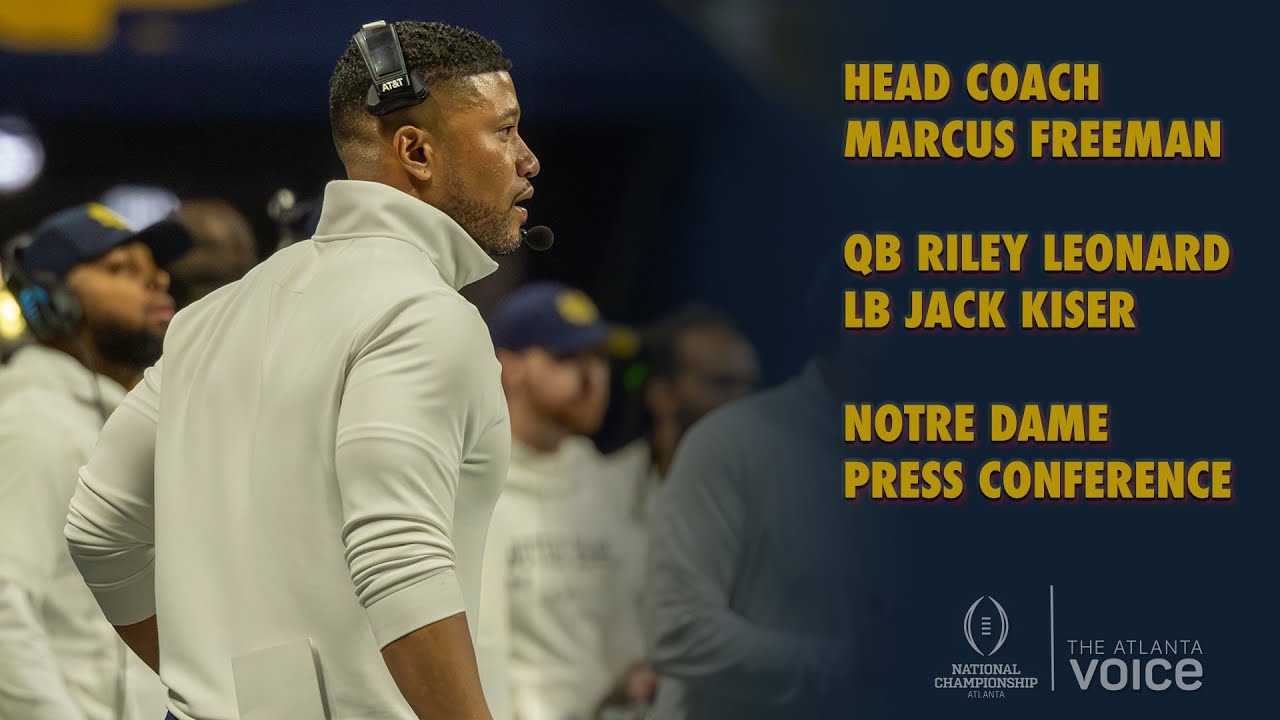 CFP 2025: Marcus Freeman, Riley Leonard and Jack Kiser