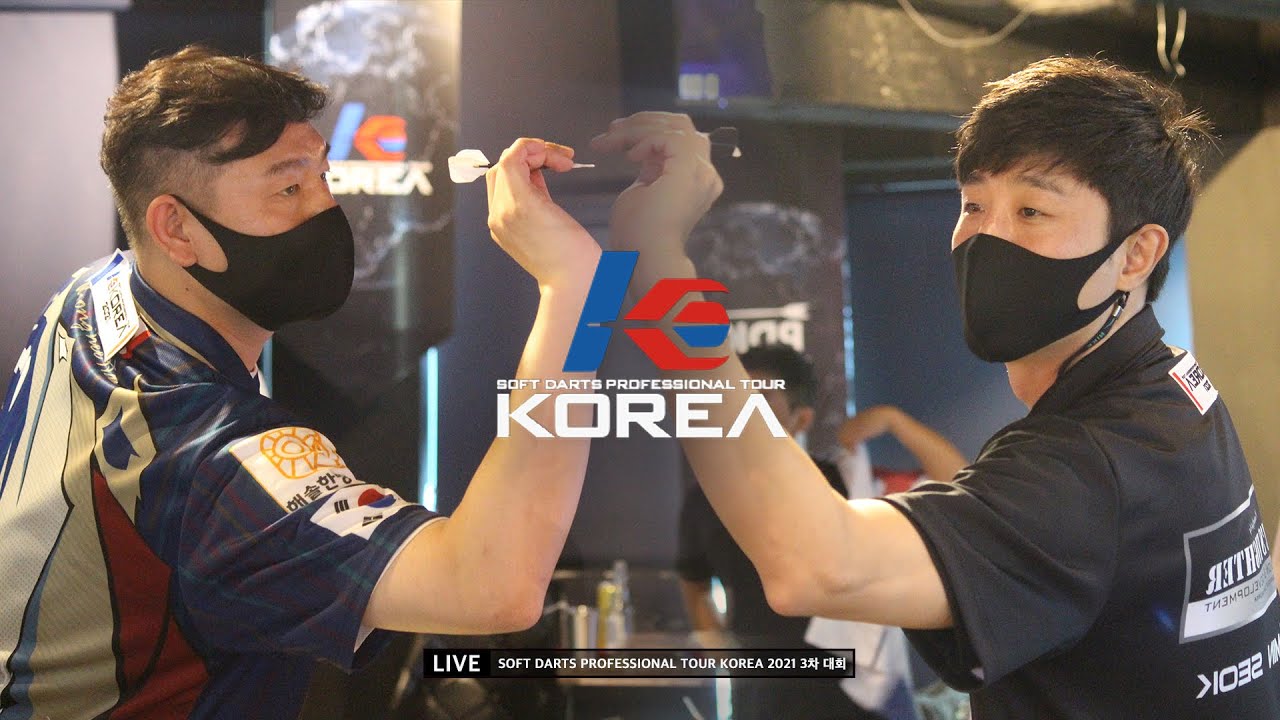 【WOONG HEE HAN vs MIN SEOK CHOI】 FINAL MATCH, 2021 SOFT DARTS PROFESSIONAL TOUR KOREA
