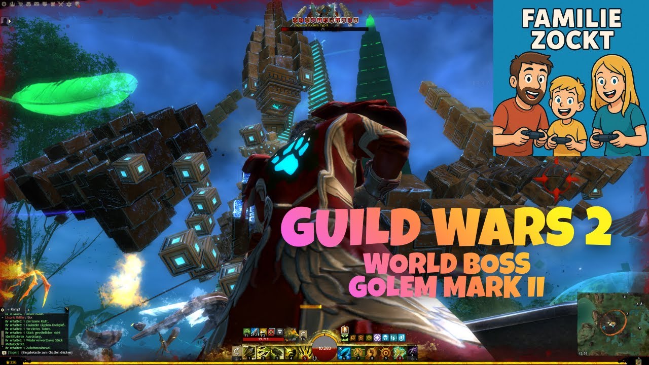 Guild Wars 2 - World Boss Golem Mark II 🤖 #video #motivation