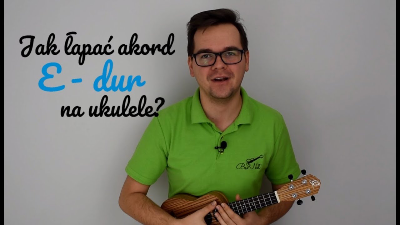 E-dur na ukulele - Bez Nut - PKU #15