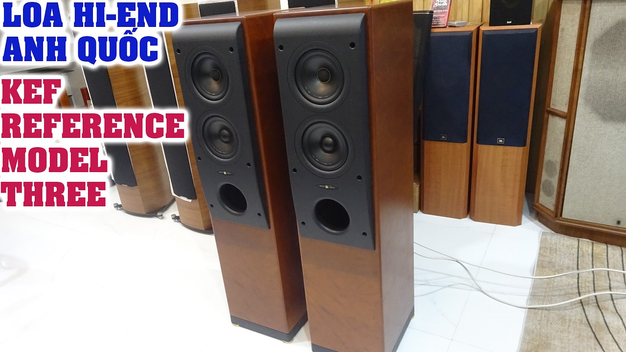 nổi da gà ít tiền vẫn có loa hi end đồng trục hay tuyệt cú mèo-KEF REFERENCE MODEL THREE
