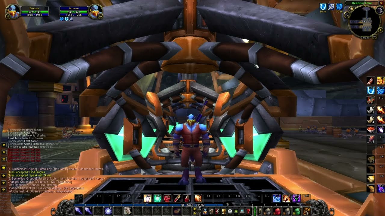 Bromae lvl 19 - 20 running to Ironforge