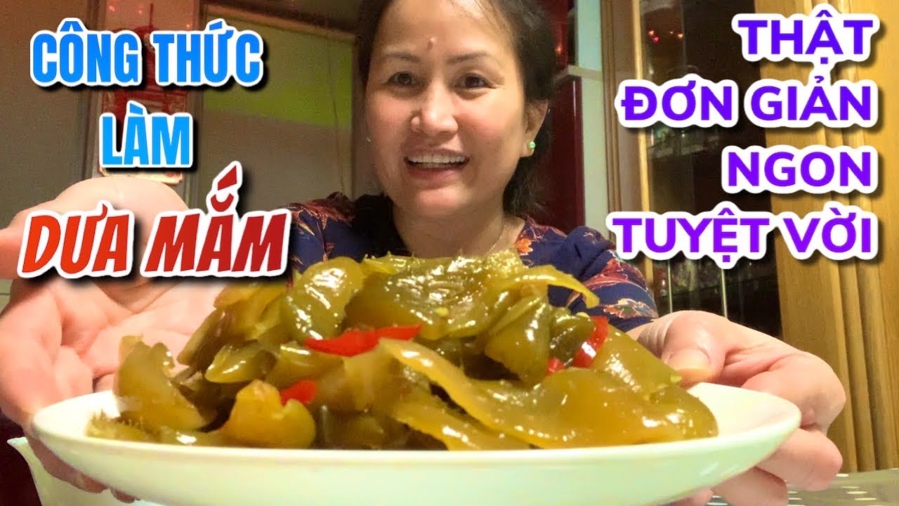 Cách làm Dưa Mắm bằng dưa leo đơn giản dễ làm giòn rụm ngon hết sảy!