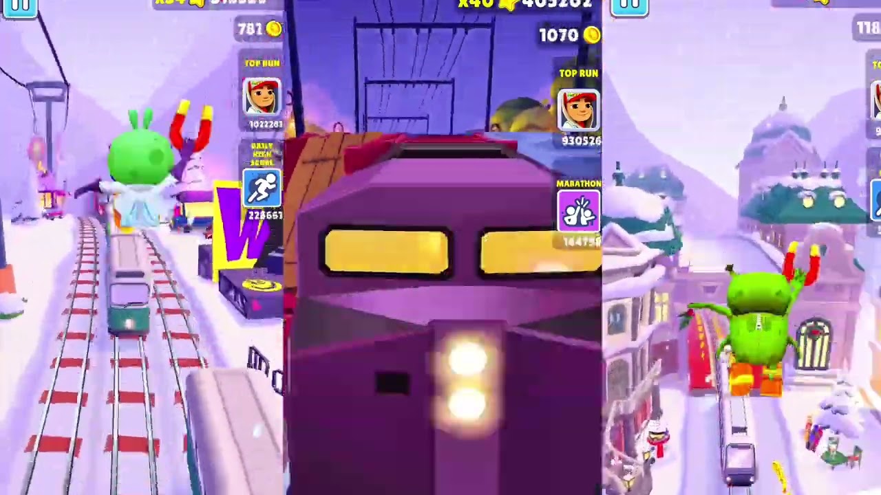 Subway Surfers 3 Screen Impossible Challenge 😳🔥 | Triple Screen Pro Gameplay