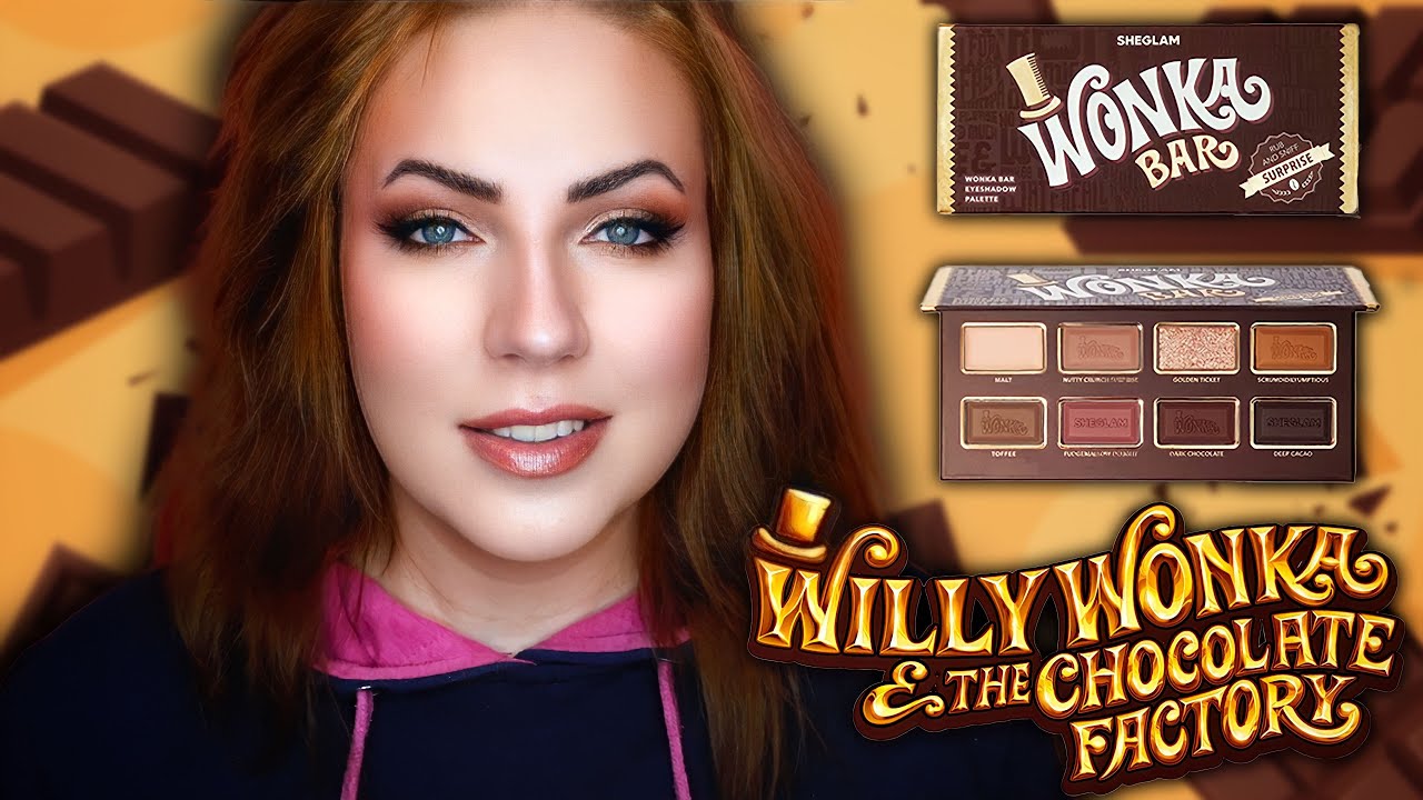 🍫 SHEGLAM x WILLY WONKA 🍭 | Velká nálož nový dekorativky a first impression celé SHEGLAM pleťovky! 😜