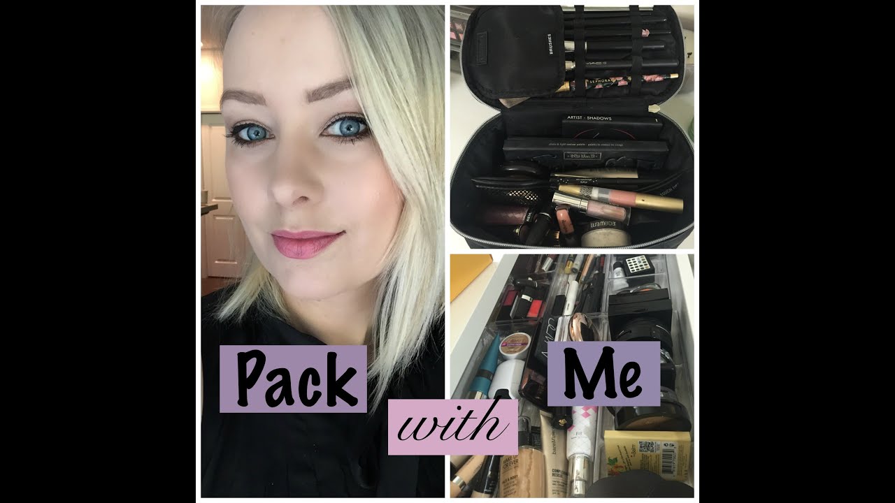 Pack With Me | Makeup and Skincare
