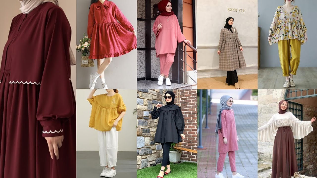 Beautiful outfit designs for Muslim girls