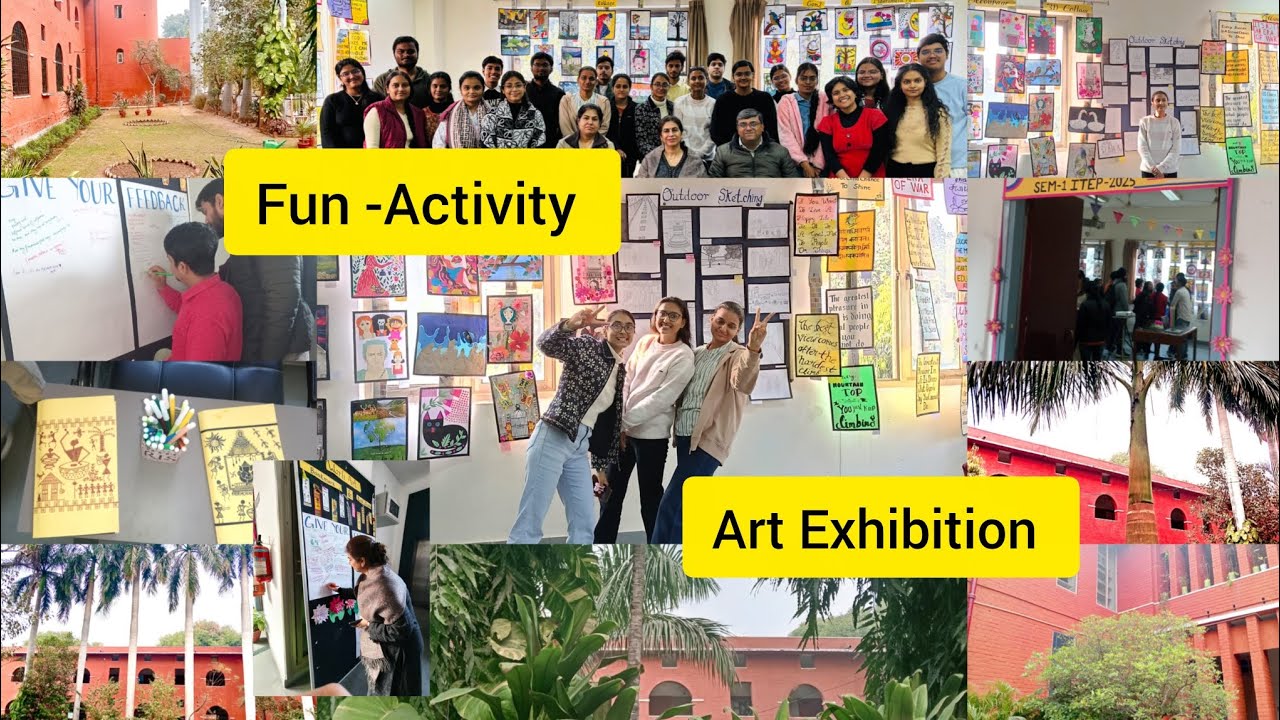 🎨 &ldquo;Hidden Talents of DU! 🔥 ITEP 1st Year Students&rsquo; Art Exhibition | CIE North Campus&rdquo;
