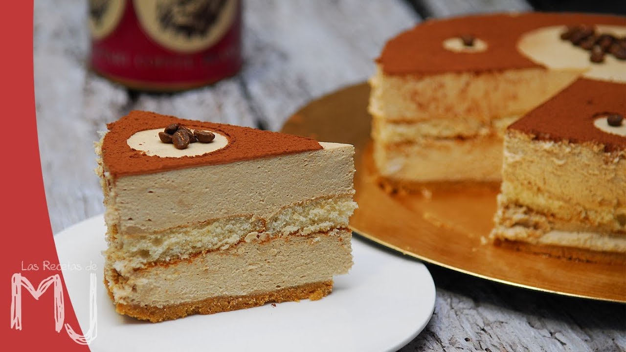 Cheesecake de tiramisú: tarta de queso sin horno