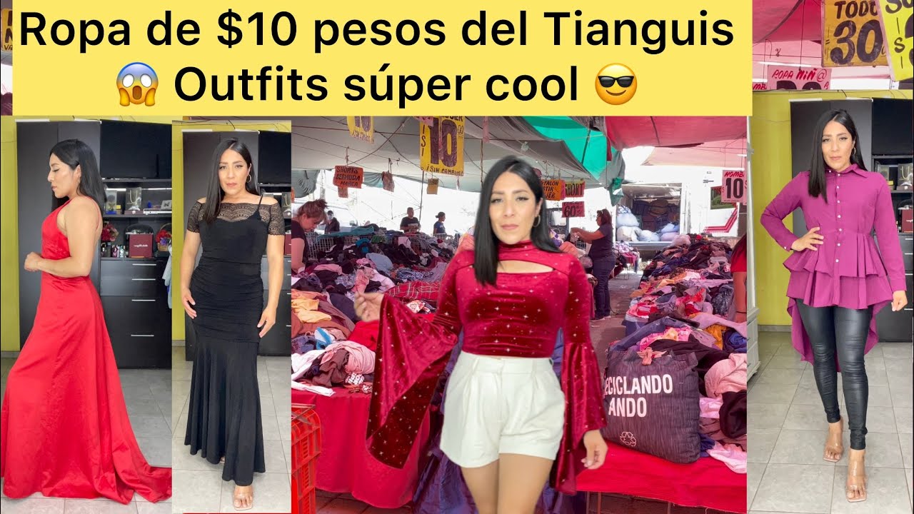 Ropa de Tianguis de $10 y $20 pesos 😱 Acompáñame a buscar las gangas