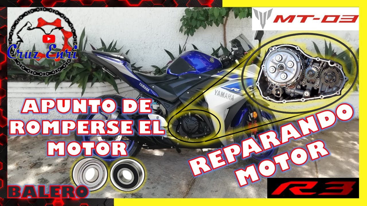 🔧Yamaha R3 | MT 03 🏍️ FALLO BALERO DEL EMBRAGUE🛠️ *paso a paso*