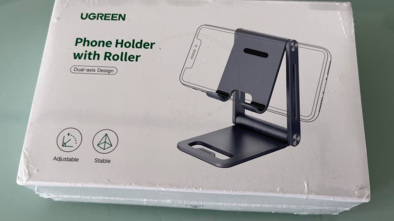 One of the Best Adjustable Smartphone Desk Stands: UGREEN Aluminum Phone Holder (Unboxing in 4K)