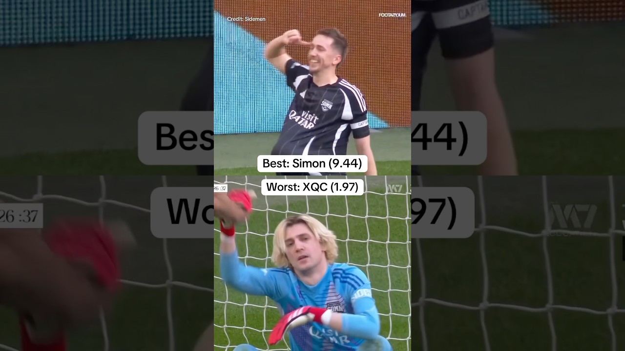 Sidemen Charity Match: 5 Best & Worst Rated Players