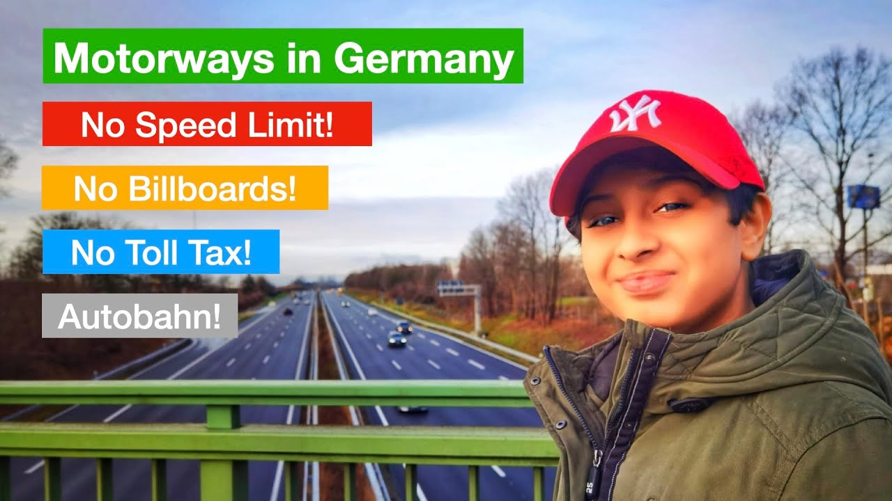 Highways in Germany without speed limit | Autobahn in Germany 4K | Urdu/Hindi