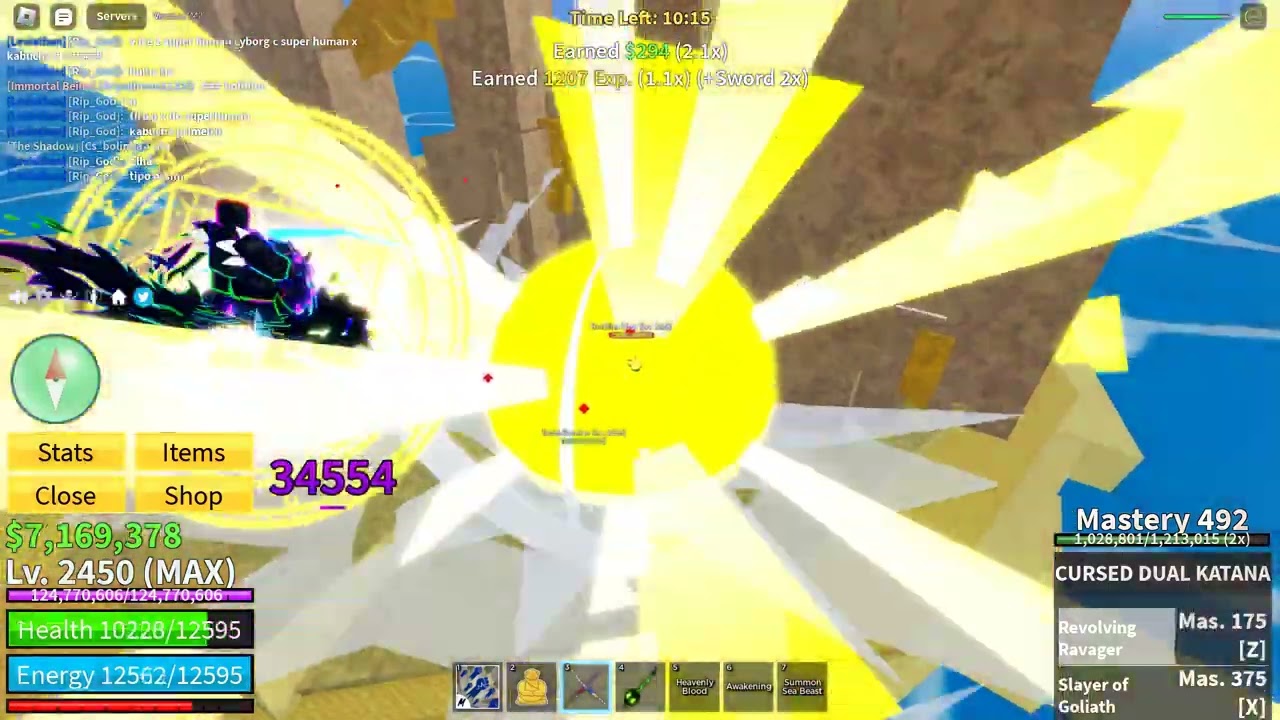 Doing Buddha raid with my friends
