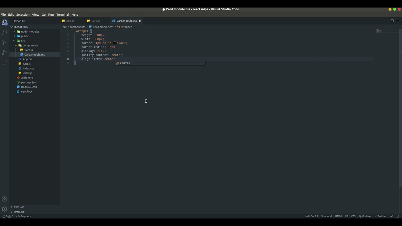 ReactJS - Creating your first component