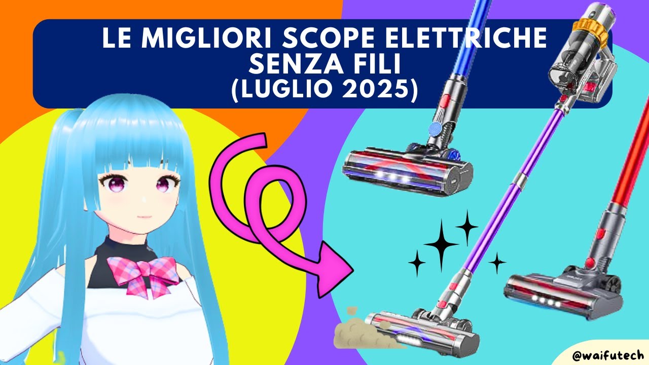 SCOPA ELETTRICA SENZA FILI - LE MIGLIORI DI LUGLIO 2025 (rowenta, coovy, kissof, mibode, syntecno)