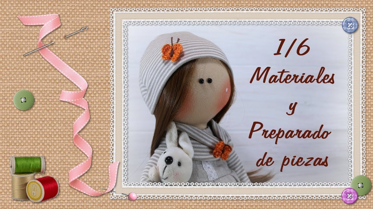 Tutorial muñeca rusa 1/6: Materiales y preparado de piezas