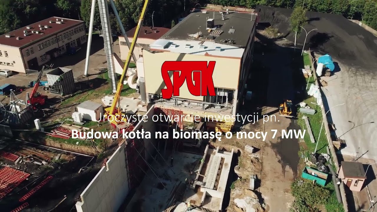 SPGK Sanok Otwarcie kotła na biomasę w Zakładzie Ciepłowniczym 15.03.2024
