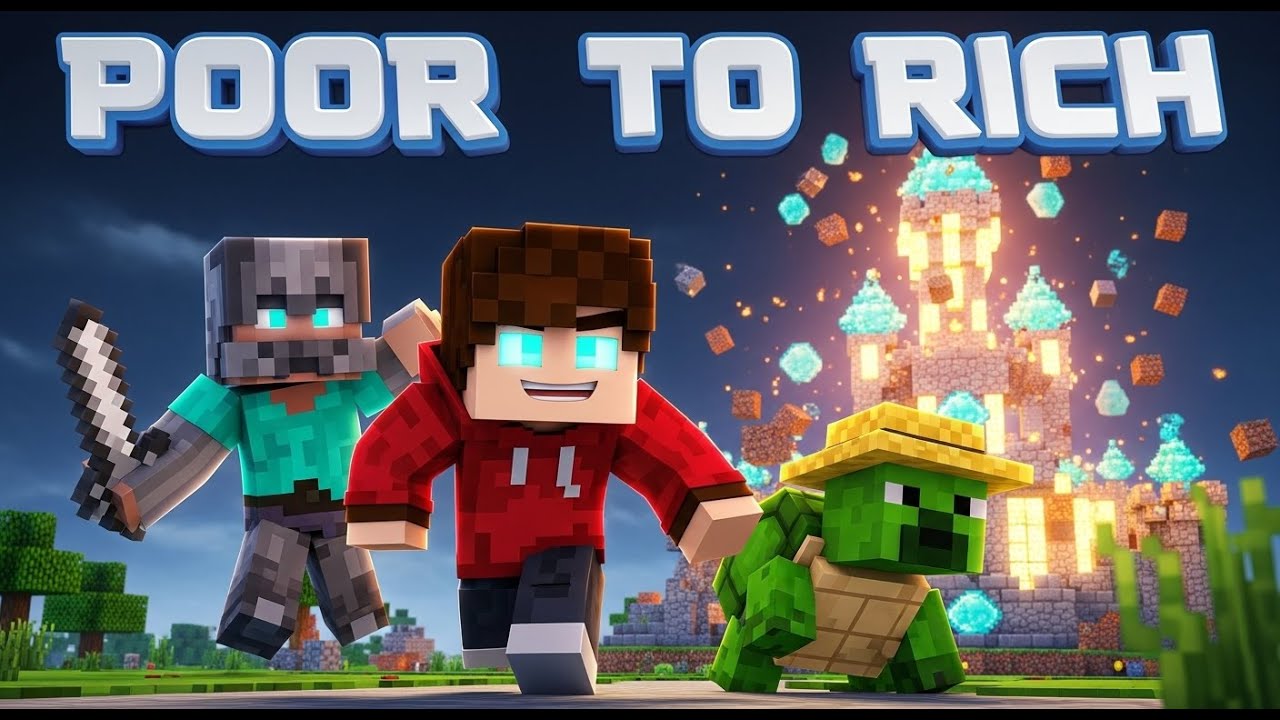 Alex and Steve: From Poor to Rich 💎💰 | Minecraft Animation - Warden Attack!