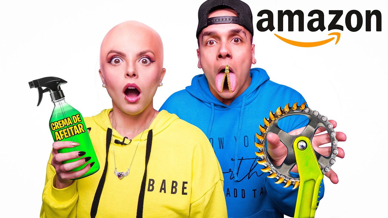 COMPRE LOS PRODUCTOS MÁS RAROS DE AMAZON 🤯 *salio mal* 💀 @Jenny Devil