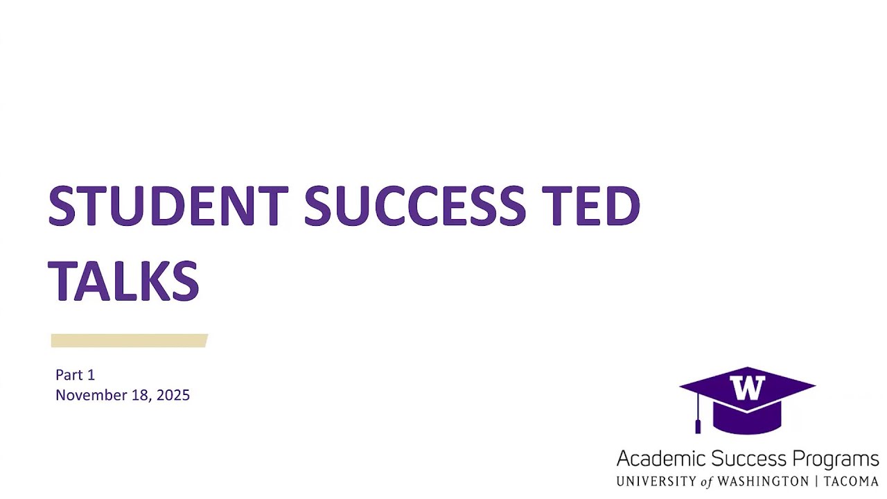 Elevate: Student Success TED Talks