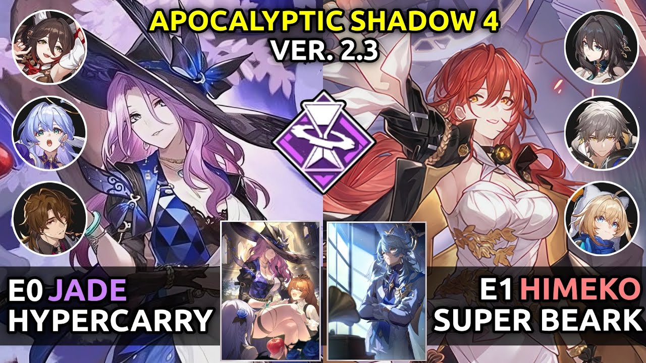 E0S1 Jade & E1 Himeko | Apocalyptic Shadow 4 | Honkai Star Rail 2.3