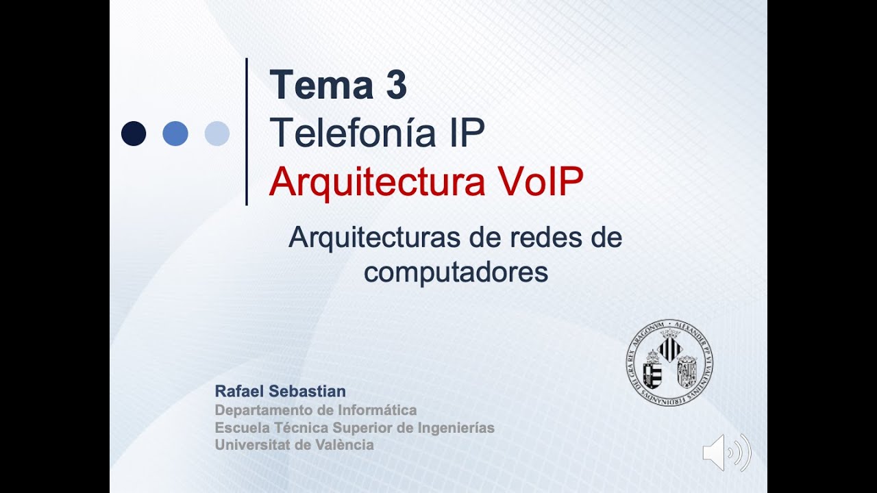T3 - Telefon&iacute;a IP - Arquitecturas VoIP