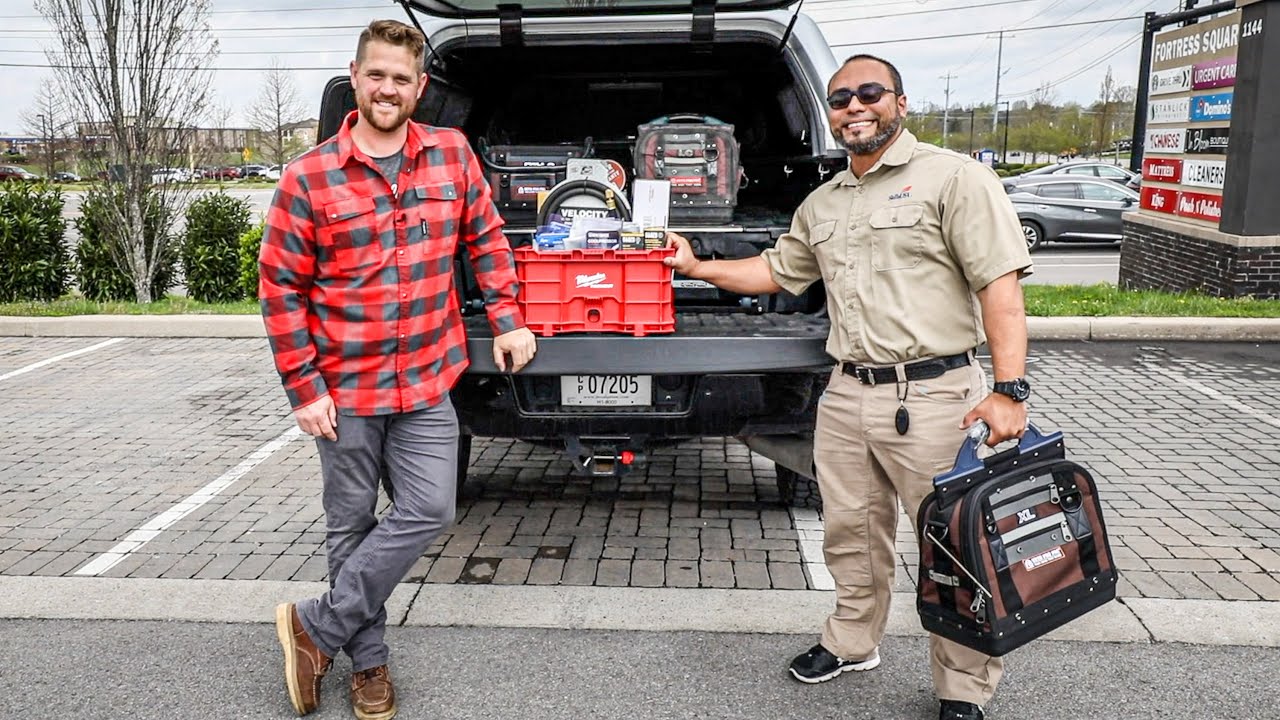 I SURPRISED A Local HVAC Tech With OVER $2,000 Worth Of TOOLS!!!