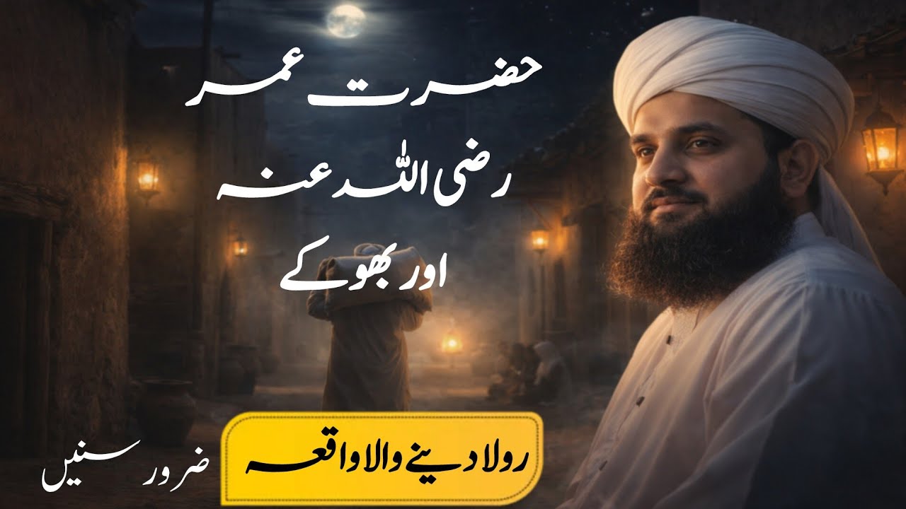 Allah Qayamat Mein Umar Se Poochay Ga | Hazrat Umar (RA) Ka Waqia Jab Hazrat Umar  Raat Ko Rone Lage
