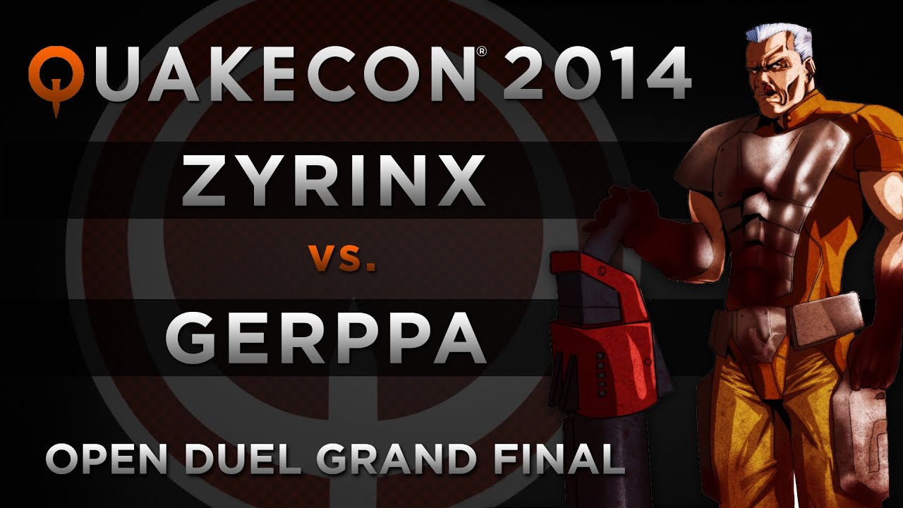 Zyrinx vs gerppa - QuakeCon 2014 Open duel (GRAND FINAL)