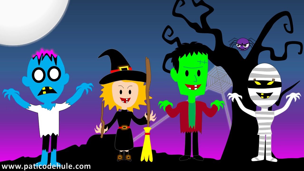 Canción de Halloween para niños - Un monstruo en la ventana