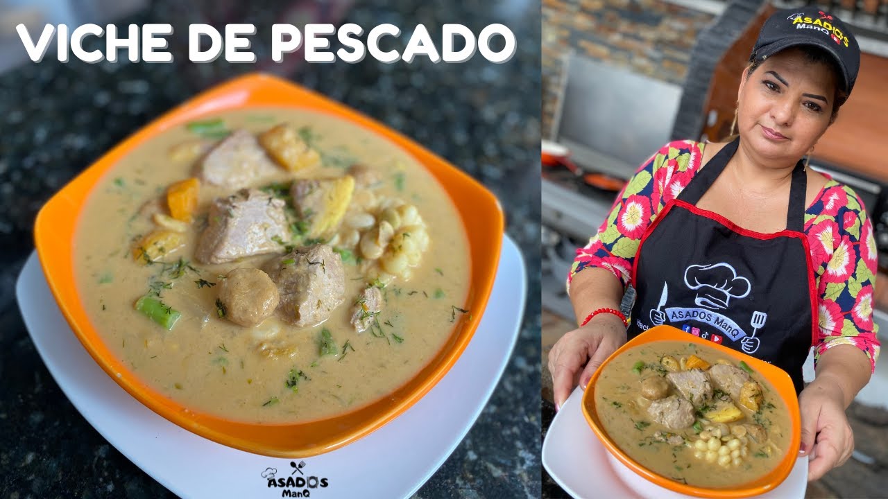 VICHE DE PESCADO ECUATORIANO (ASADOS ManQ) FT  Gladys Alcivar