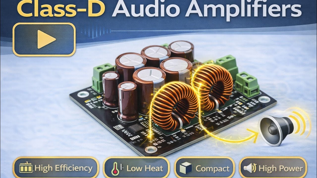 High Power Class-D Audio Amplifier PCB Explained | Working, Components & Applications #automobile 